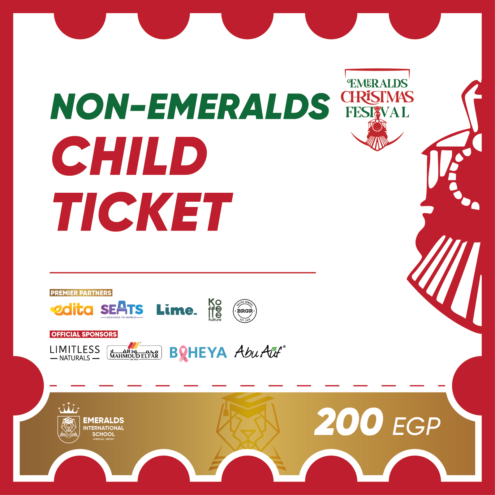 Non-Emeralds Child Ticket